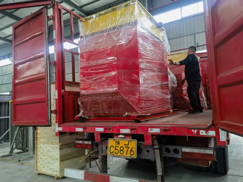 遼寧阜新煤礦井筒供暖設備待發貨中